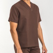 Anade-pijama-sanitario-hidrorepelente-marron-detalle-19CN-85W48