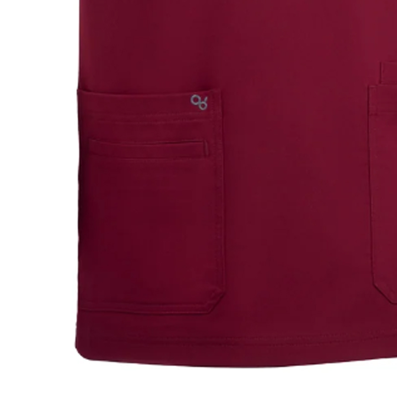 Chaqueta v bols. unisex burdeos