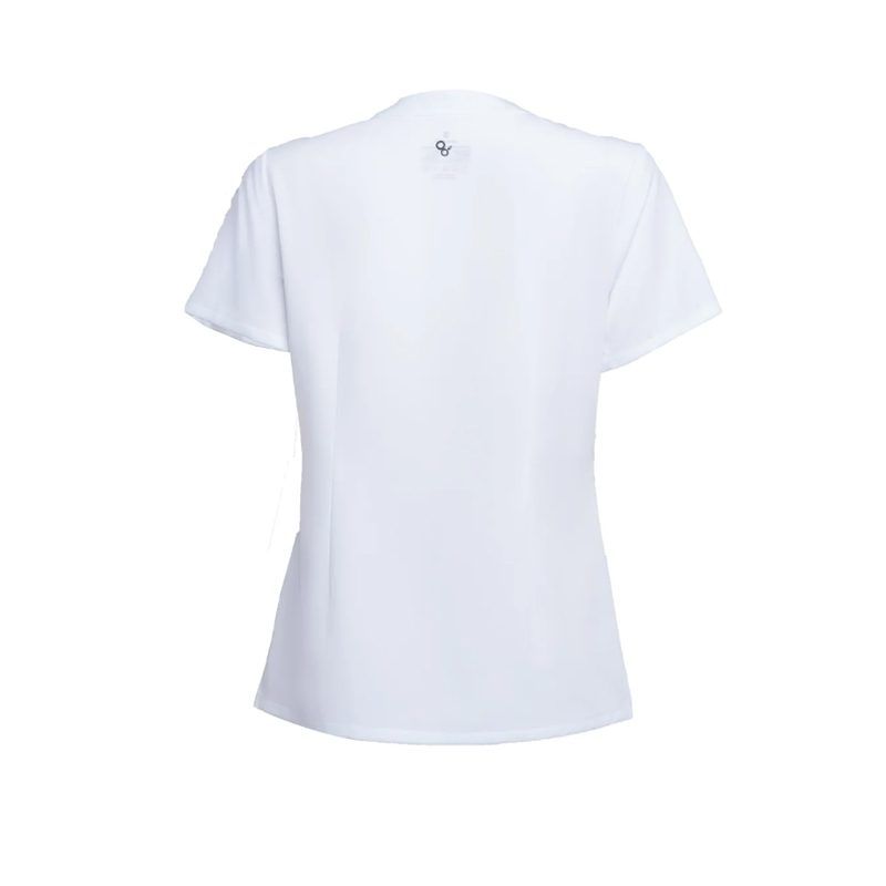 Chaqueta mujer cremallera blanca zip top